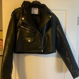 Garage faux leather jacket. NWOT tags.